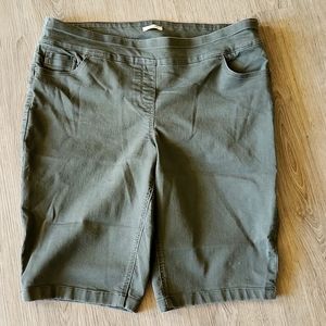 Westbound women short 18W khaki
